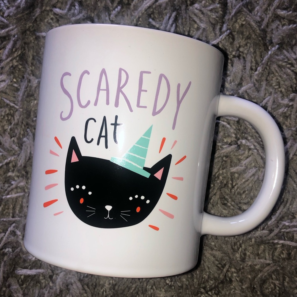 Holiday Home Halloween Scaredy Cat Coffee Mug, New